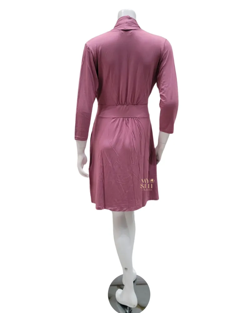 620 Mesa Rose Modal Short Morning Robe