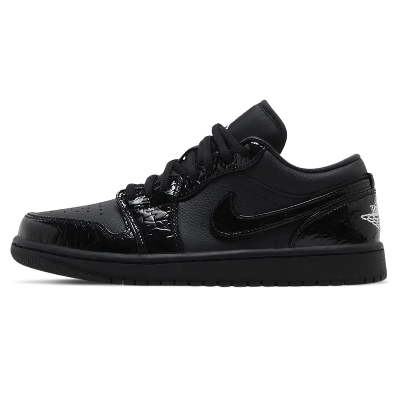 Air Jordan 1 Low SE Wmns 'Black Croc'