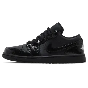 Air Jordan 1 Low SE Wmns 'Black Croc'