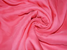 Baby Pink Plain Rayon Satin Fabric