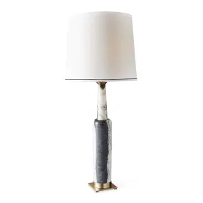 Black White Marble Table Lamp