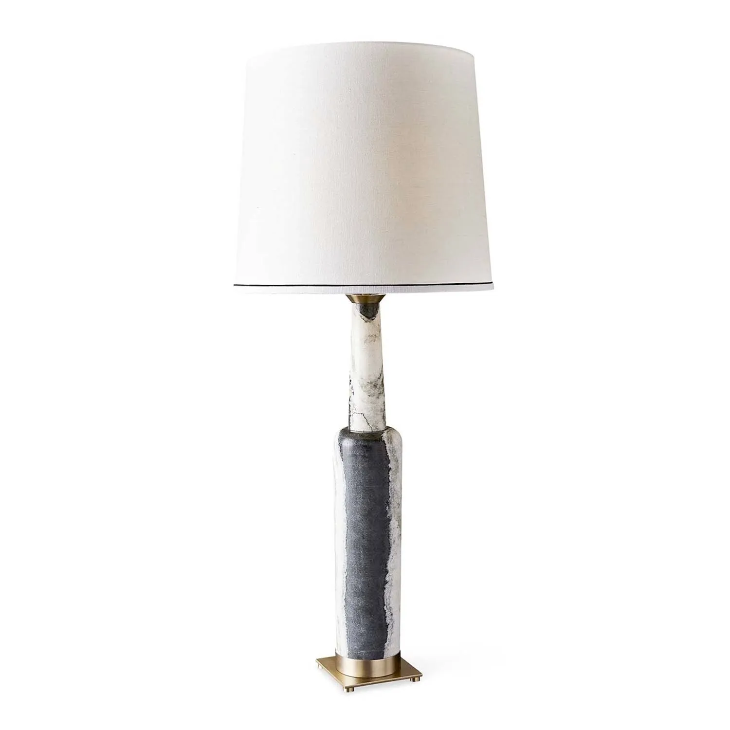 Black White Marble Table Lamp