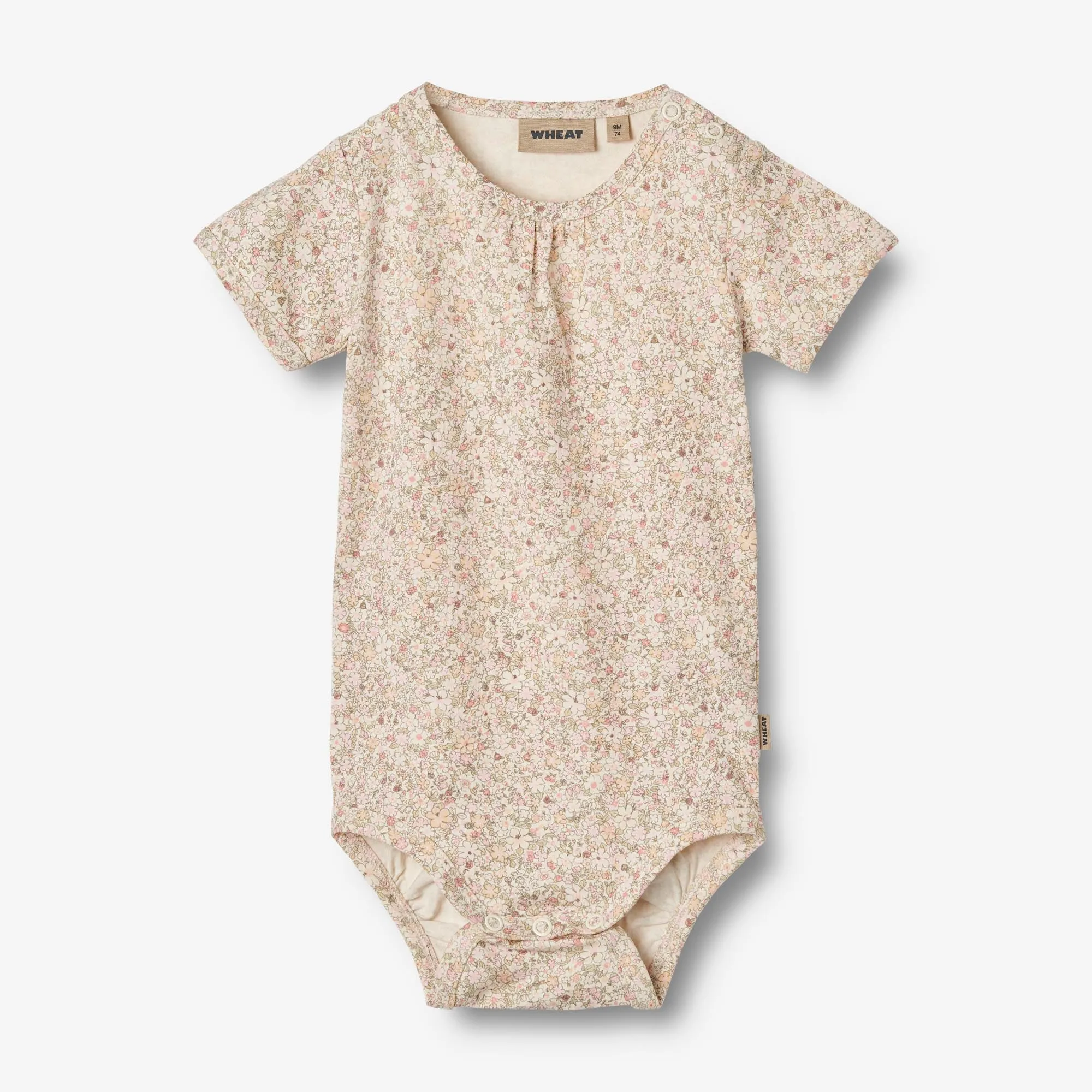 Body S/S Linette | Baby - cream flower meadow