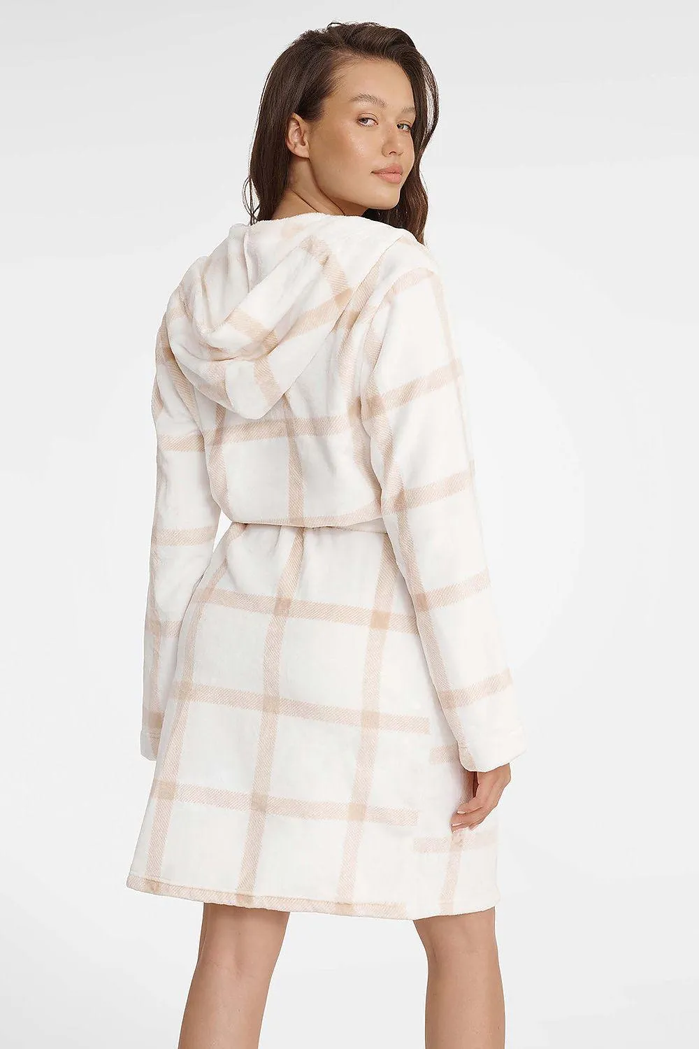 Chic Printed Hooded Robe for Women by Hendersize