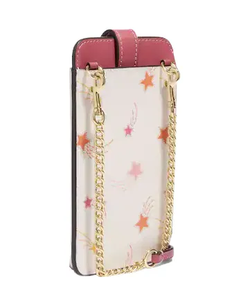 Coach Phone Crossbody With Shooting Star Print