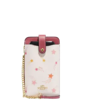 Coach Phone Crossbody With Shooting Star Print