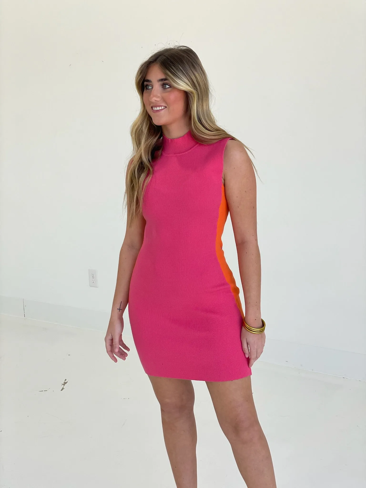 Consequences Bodycon Mini Dress - Pink