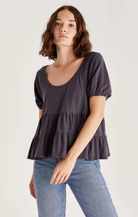 Covered Slub Tier Top | Shadow, Sunrise