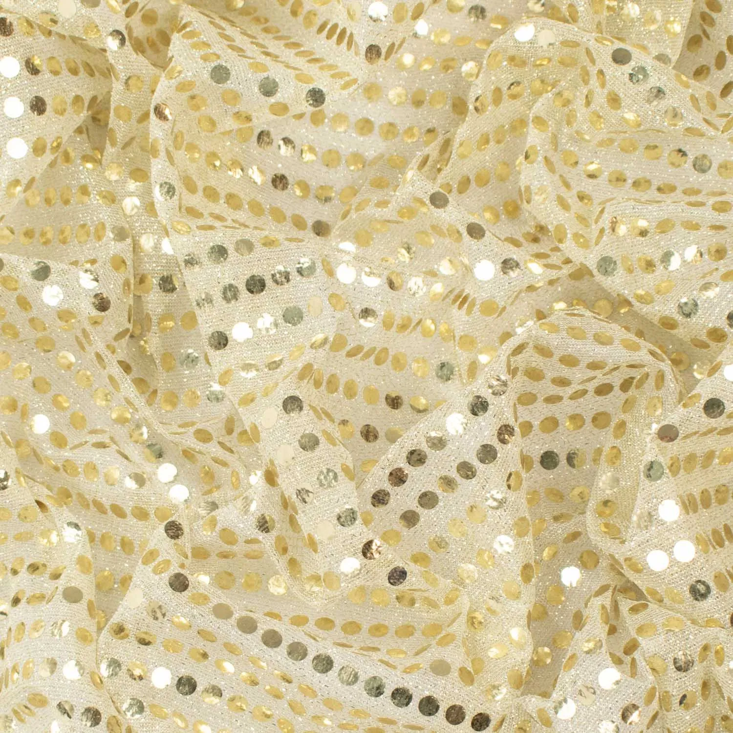 Disco Dot Sequin Knit Mesh