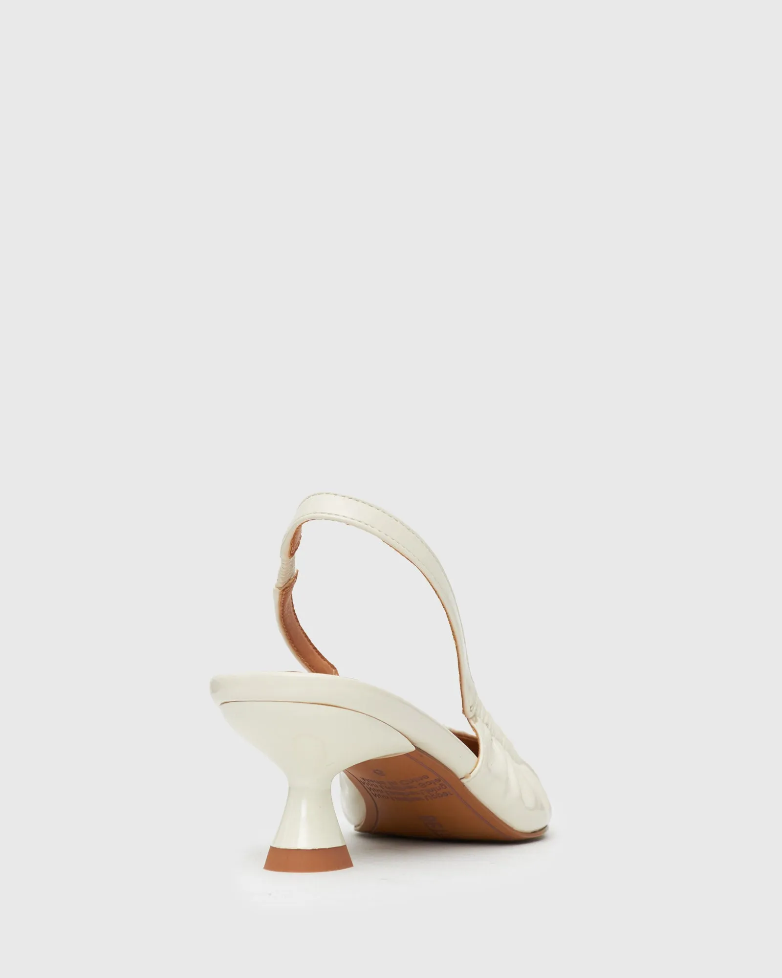 DIVINE Ruched Slingback Pumps