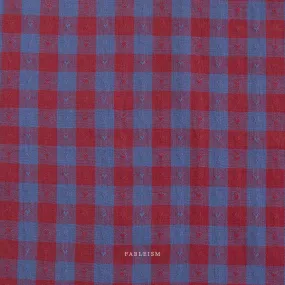 Fableism Queen of Hearts 55" wide,  Royal Gingham, 1/4 yard