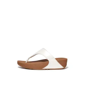 Fitflop Lulu Women's Leather Toe-Post Sandals - White