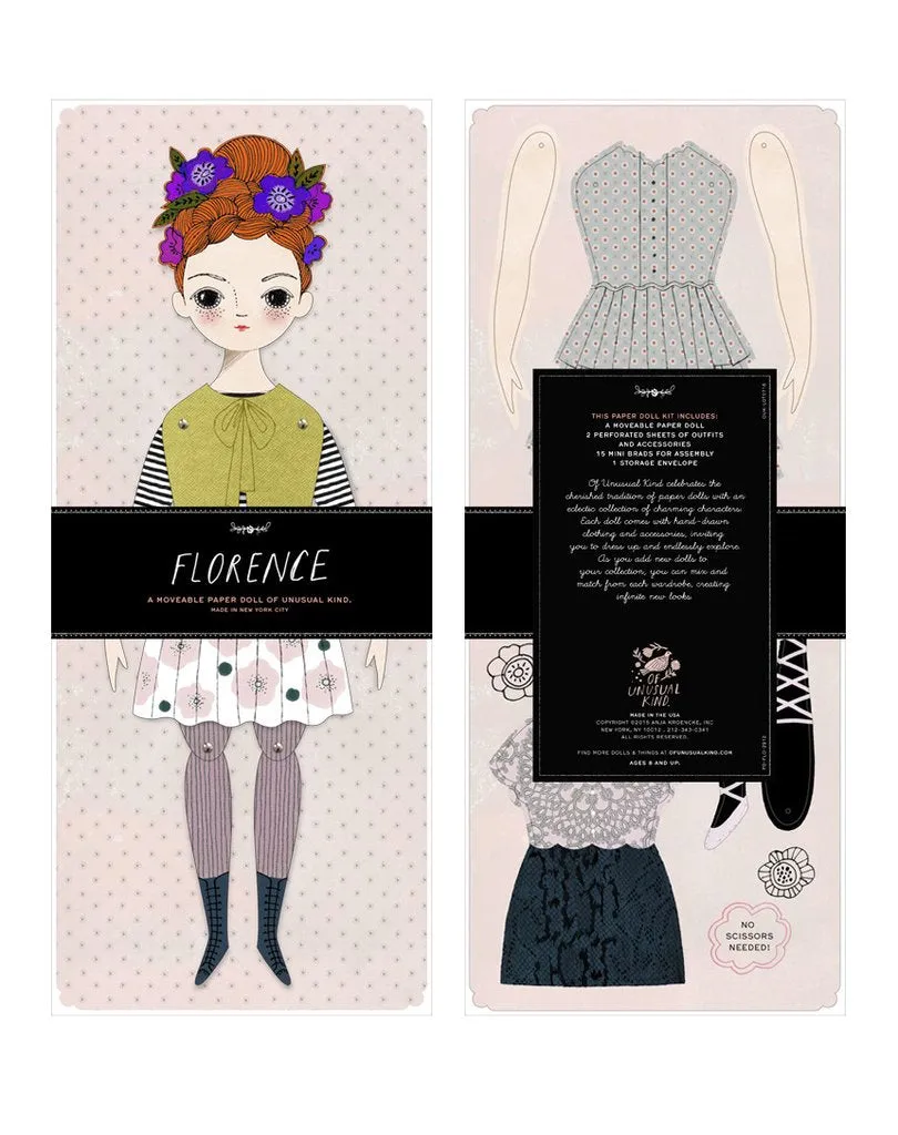 Florence Paper Doll Kit