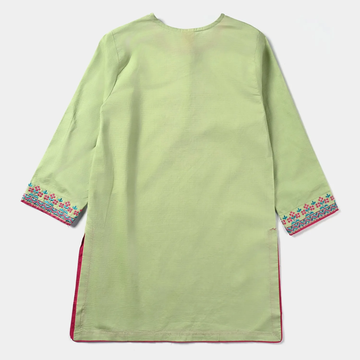 Girls Jacquard EMB 2PC Suit Zohra-G.Green