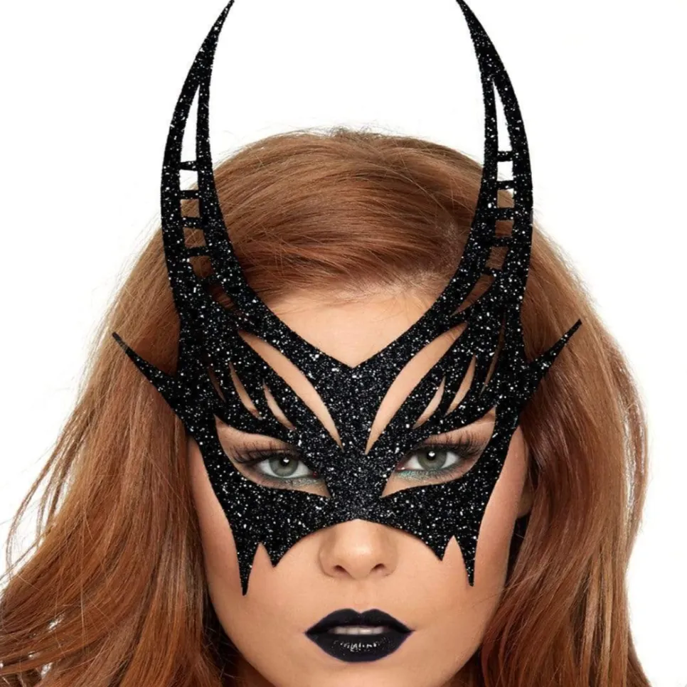 Glitter Devil Mask