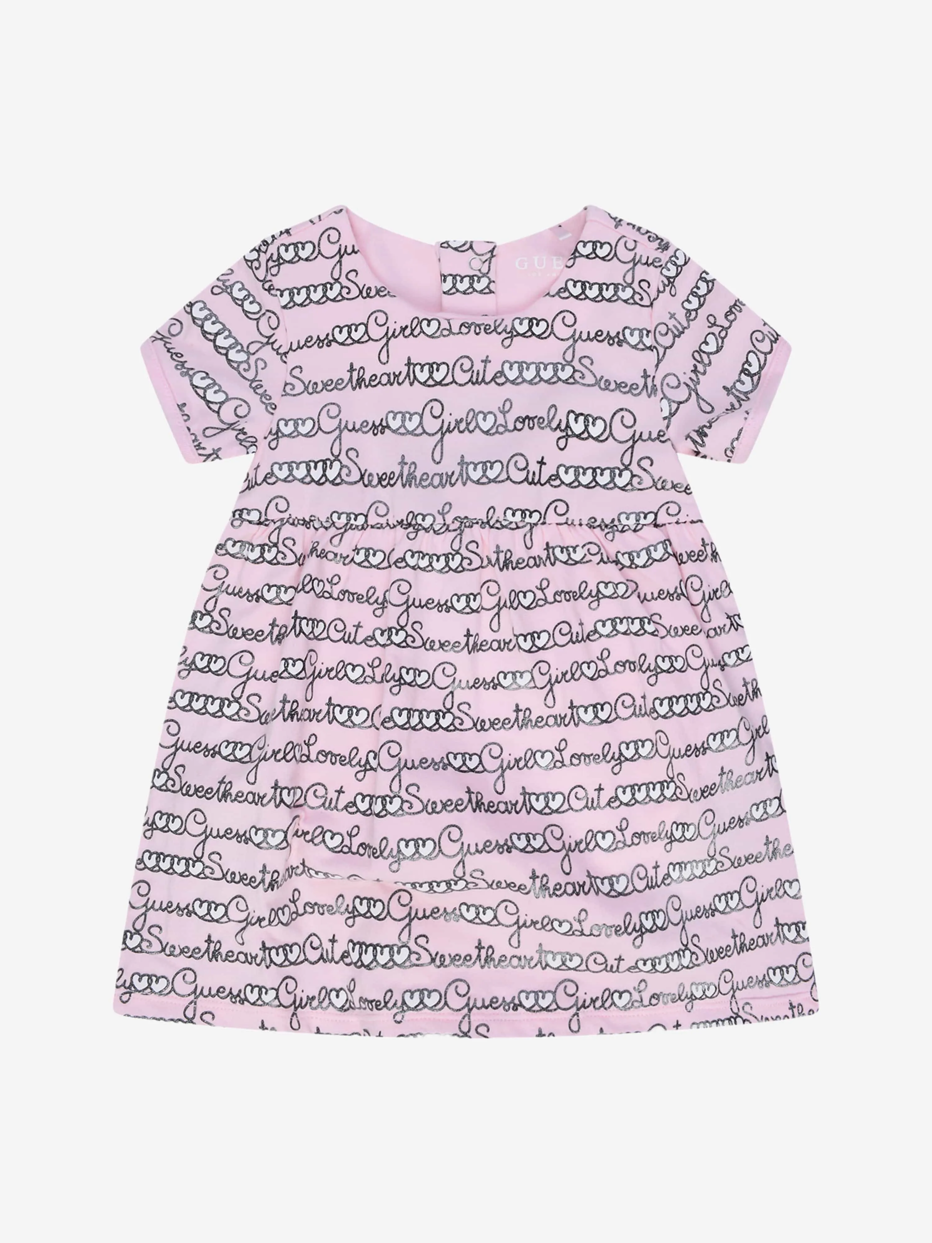 Guess Baby Girls Dress - Cotton Logo Dress