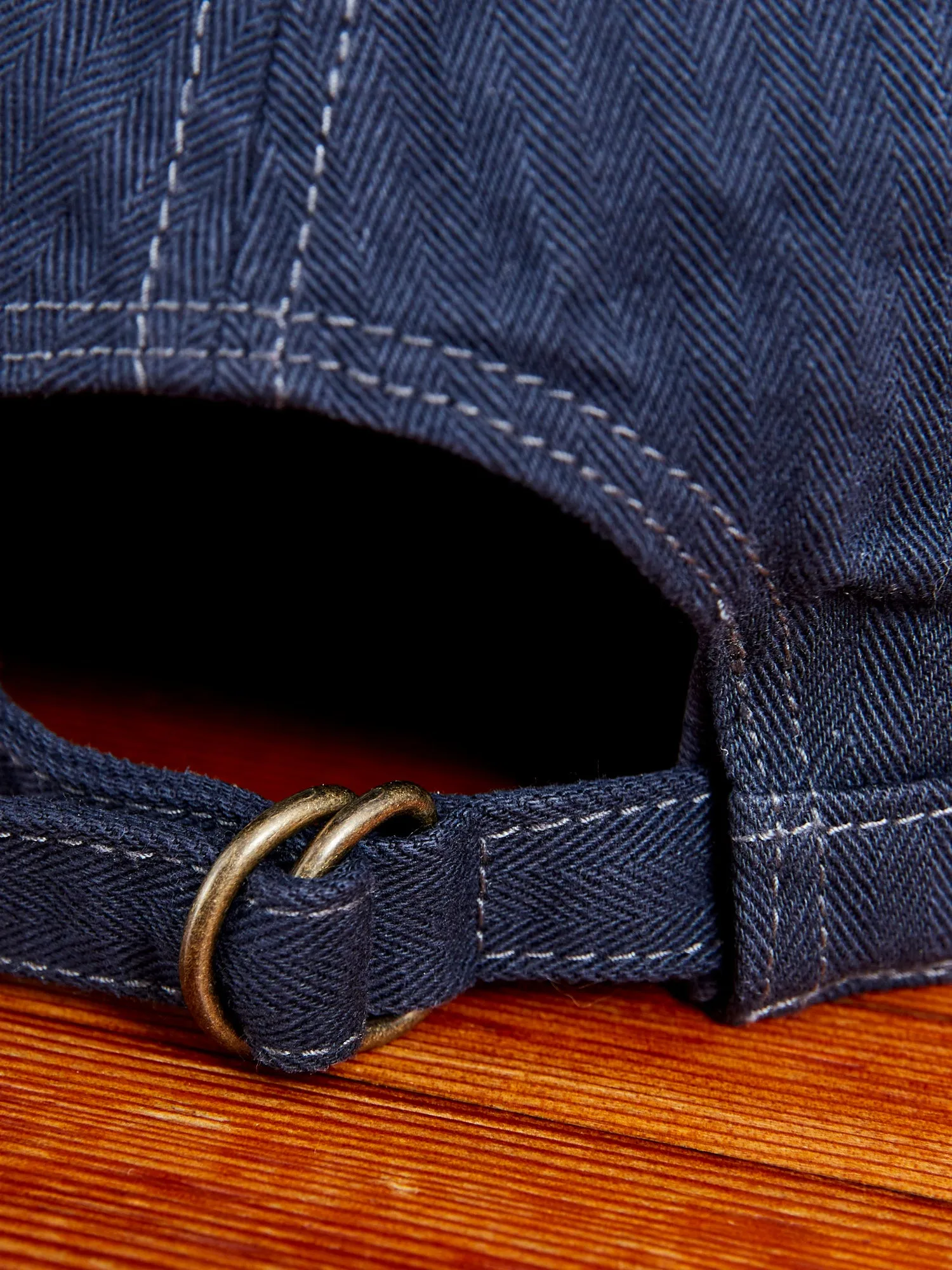 Herringbone Work Cap in Indigo