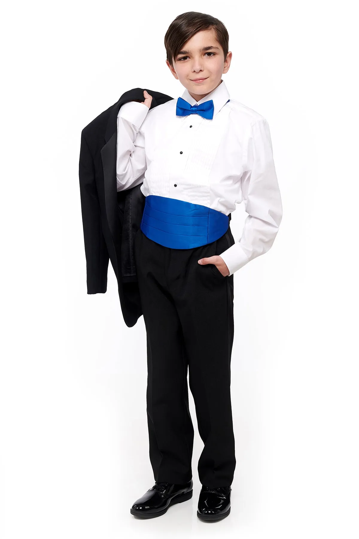 HUGH (Style #3002B) - Polyester Tuxedo Package - Boy's