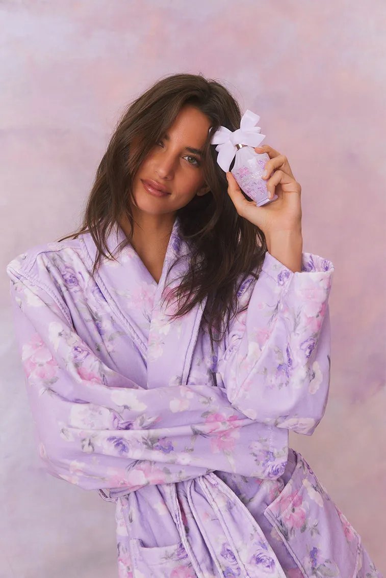 Indie Cotton Bath Robe - HIBISCUS