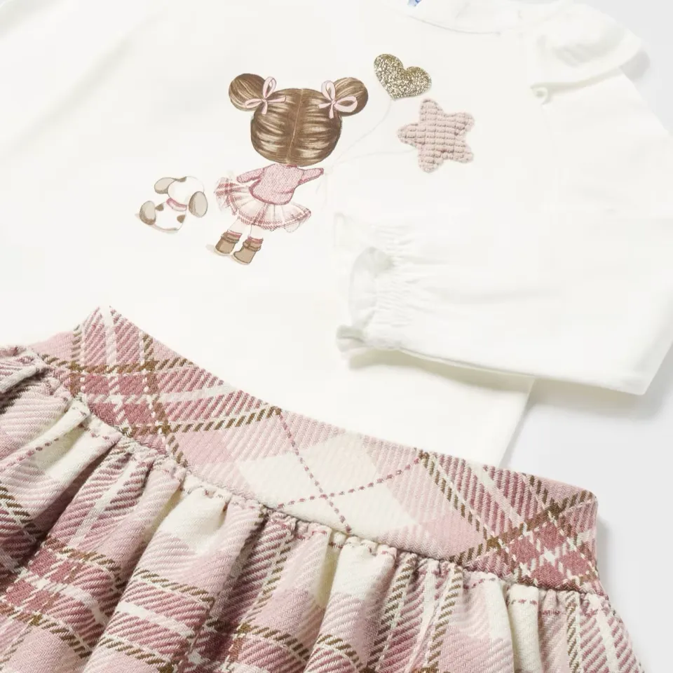 Little Star Plaid Set