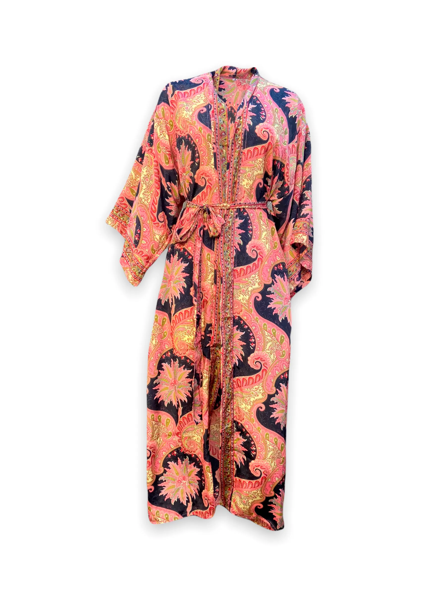 Long Floaty Kimono | Coral