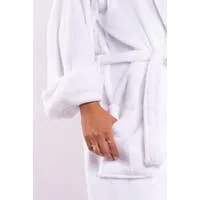 Luxe Plush Robe - Dad Of The Year - White