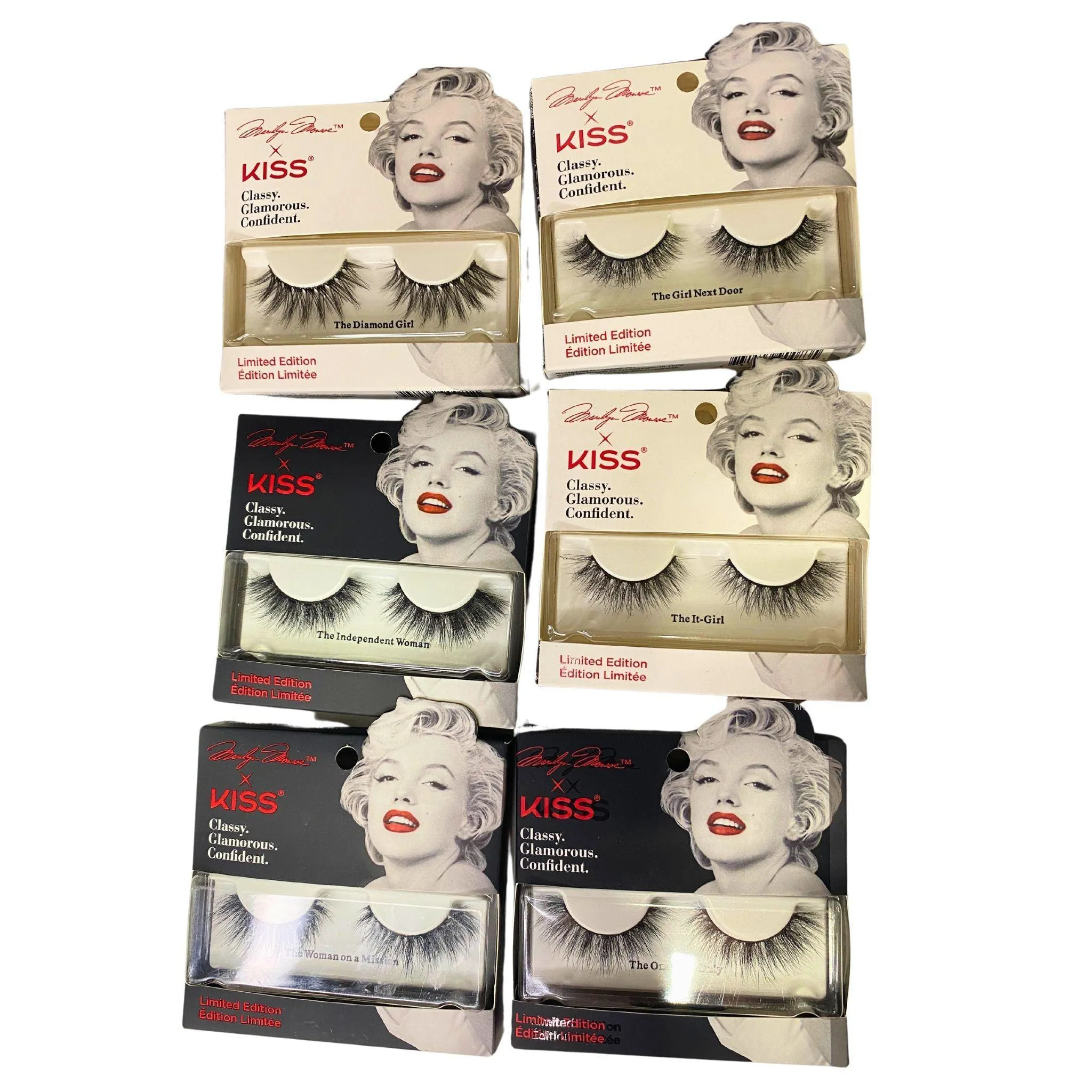 Marilyn Monroe X KISS False Eyelashes Mix (50 Pcs Lot)