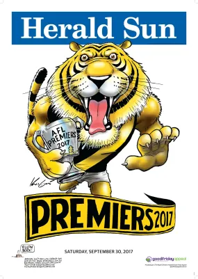 Mark Knight Premiership Poster - 2017