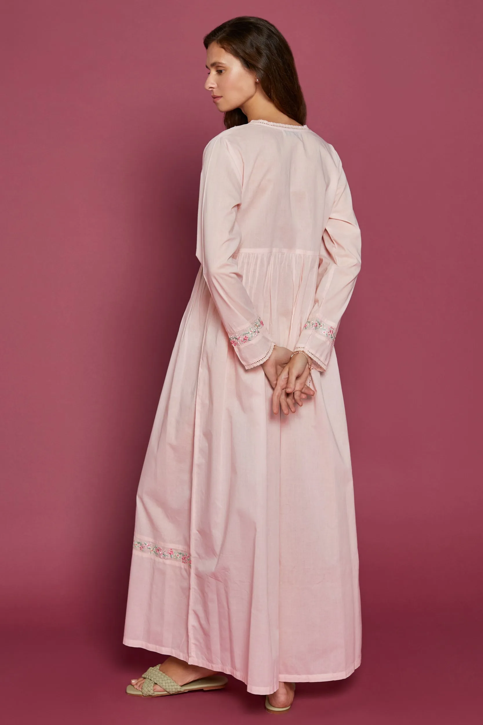 Nightdress Fleurine Pink