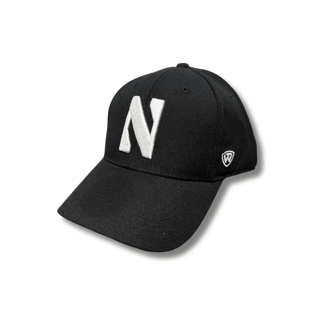 Northwestern Wildcats Memory Fit Black Hat