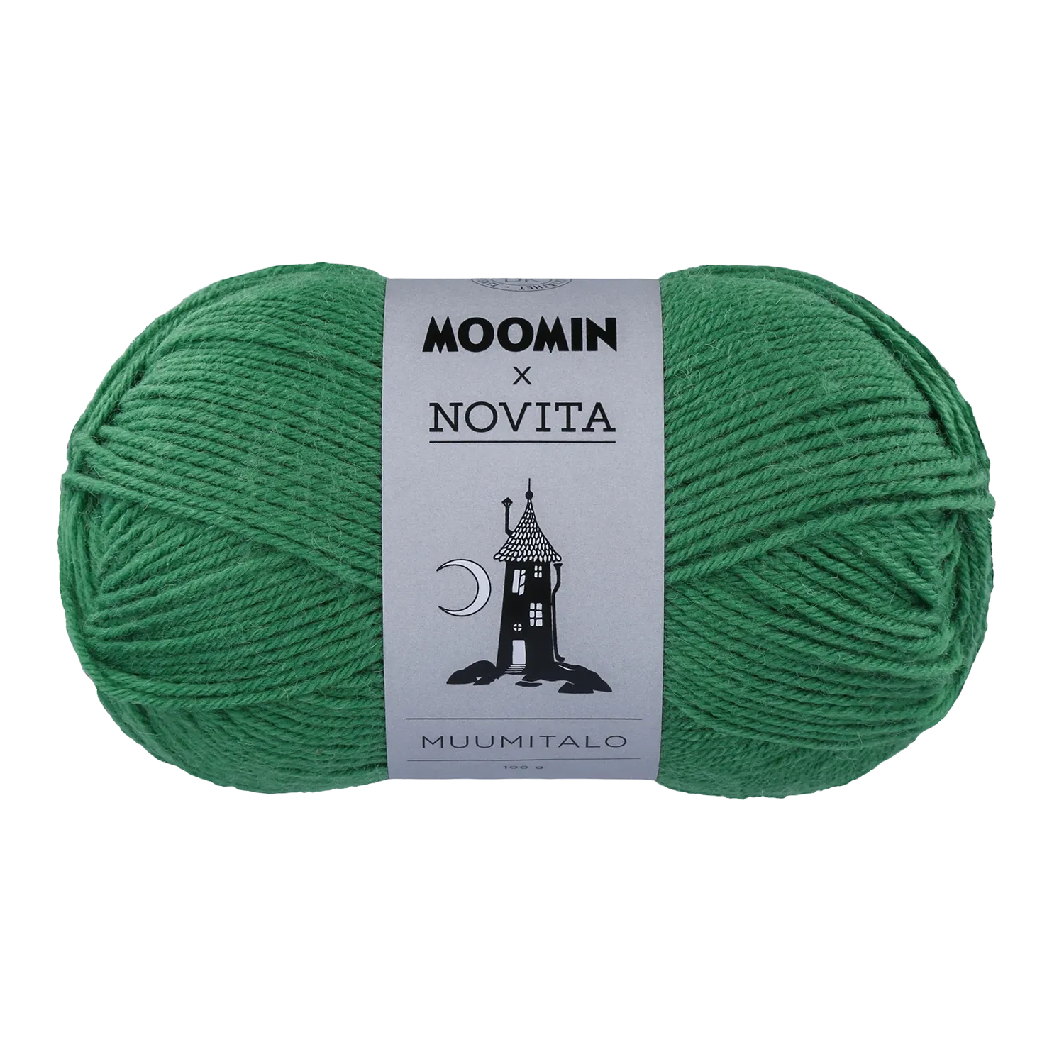 Novita Moomin Muumitalo Wool Yarn, green