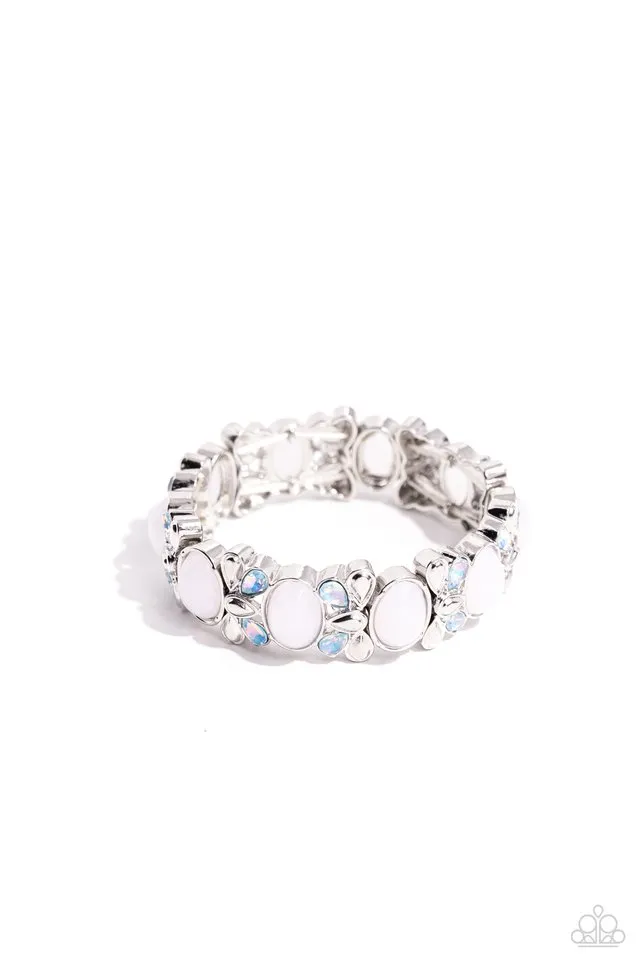 Paparazzi Bracelet ~ Presidential Perfection - White