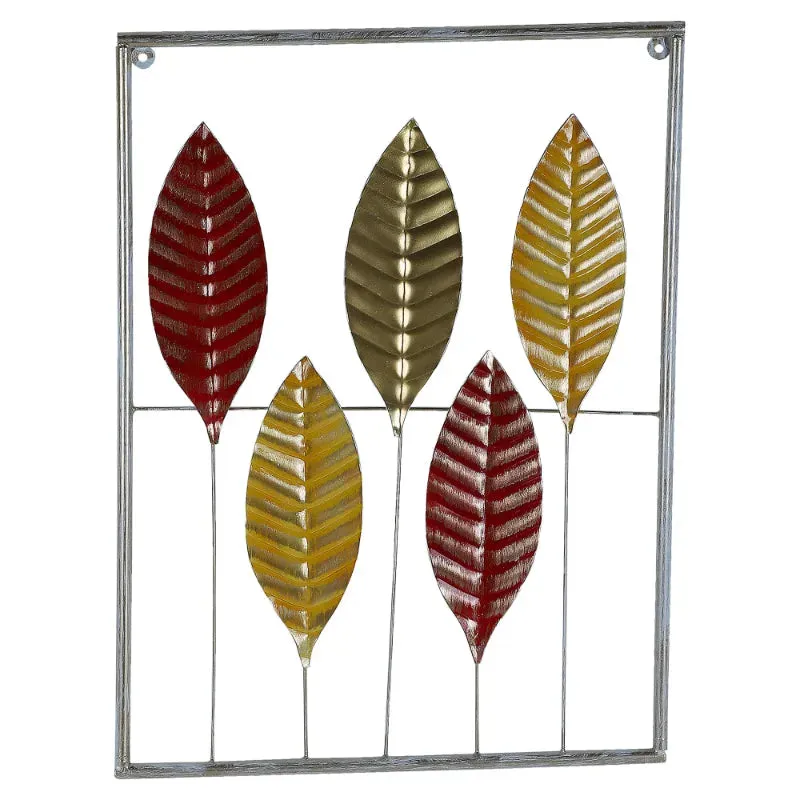 Rectangular Leaves Wall Decor | Set of 3