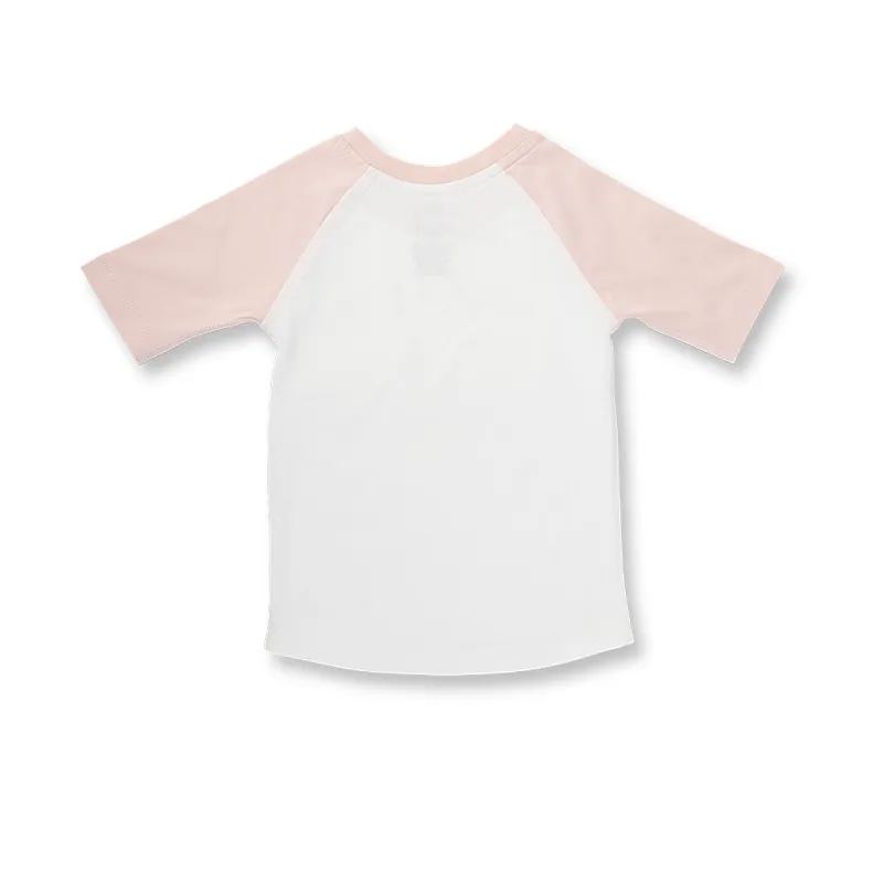 Sapling Child Organic Blushing Rose Raglan Tee