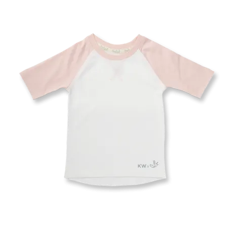 Sapling Child Organic Blushing Rose Raglan Tee