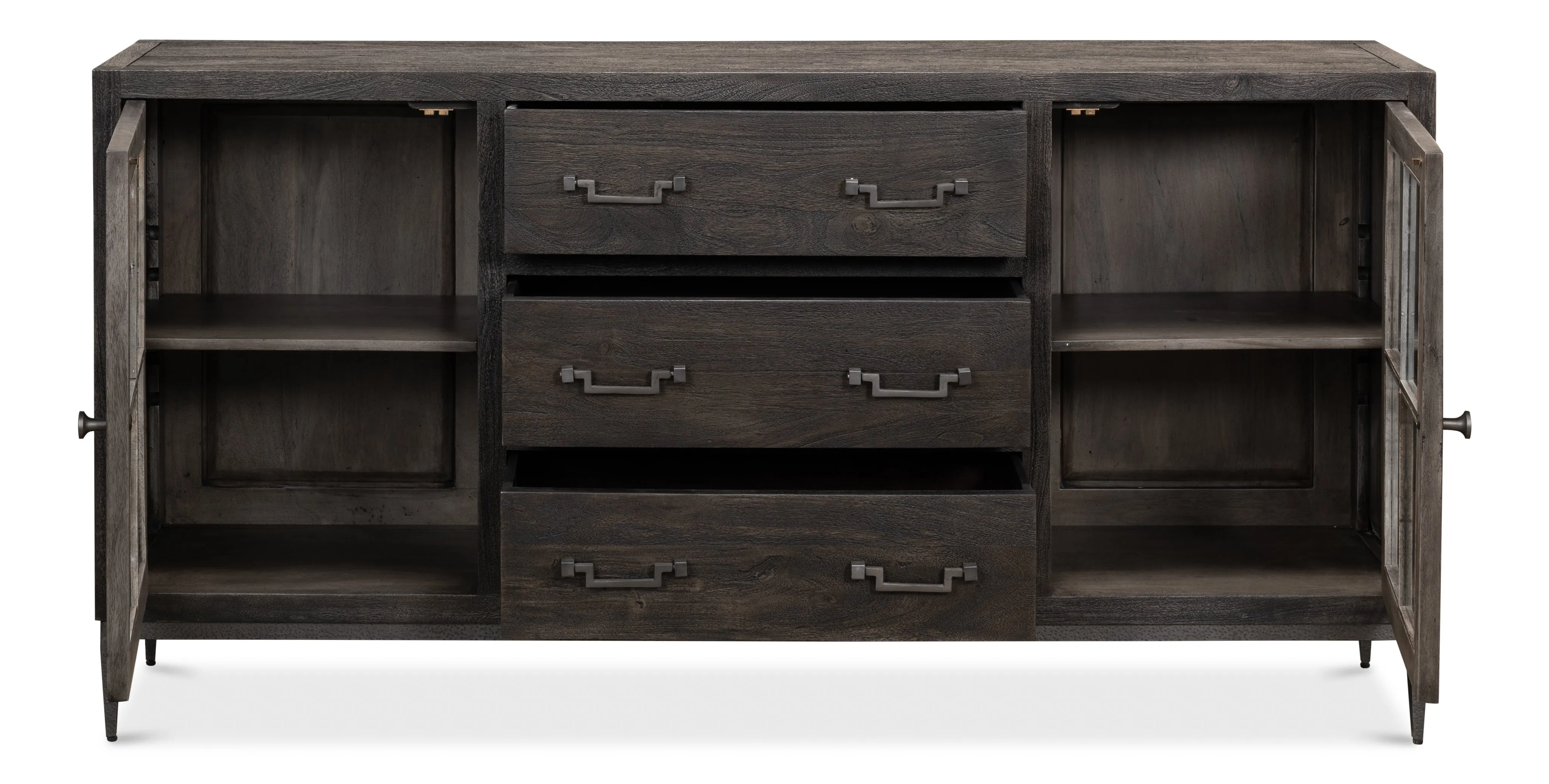 Sarreid - Bauhaus Sideboard - Grey - Traditional