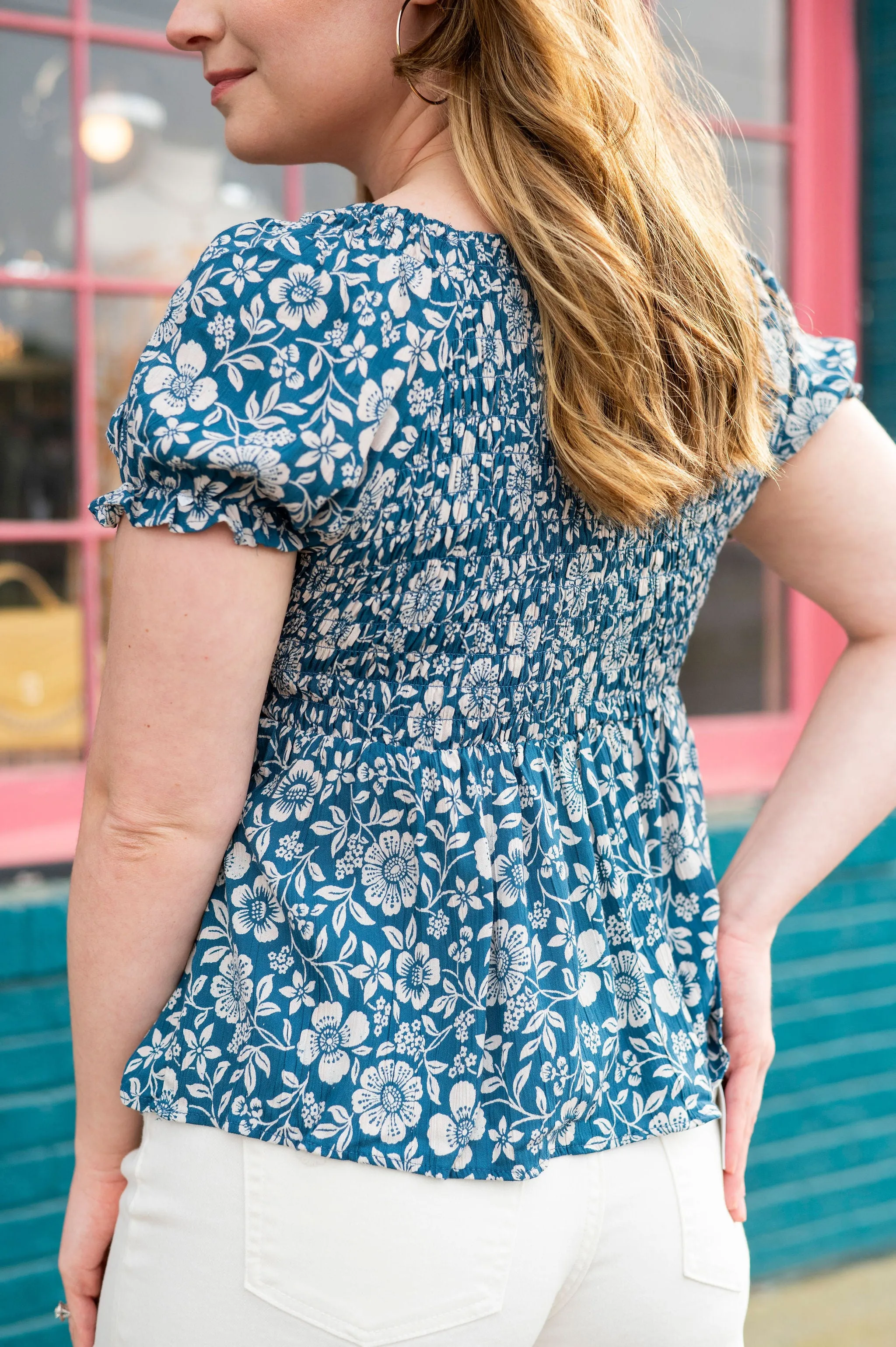 Spin Me Around Floral Blouse