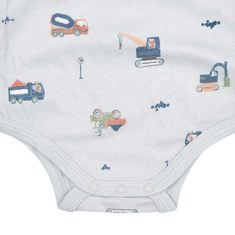 TOSHI ONESIE SINGLET LITTLE DIGGERS