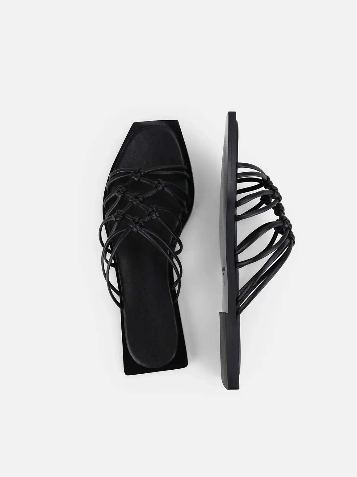 TRAPEZE SANDAL | BLACK