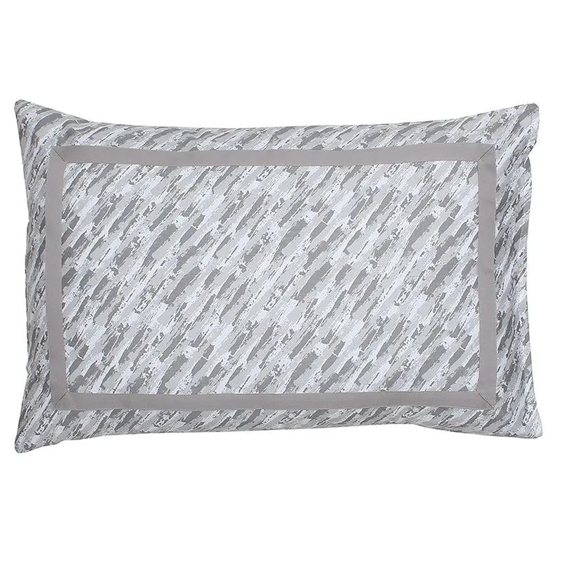 Tulika Pillow Cover (Grey) - Set Of Two