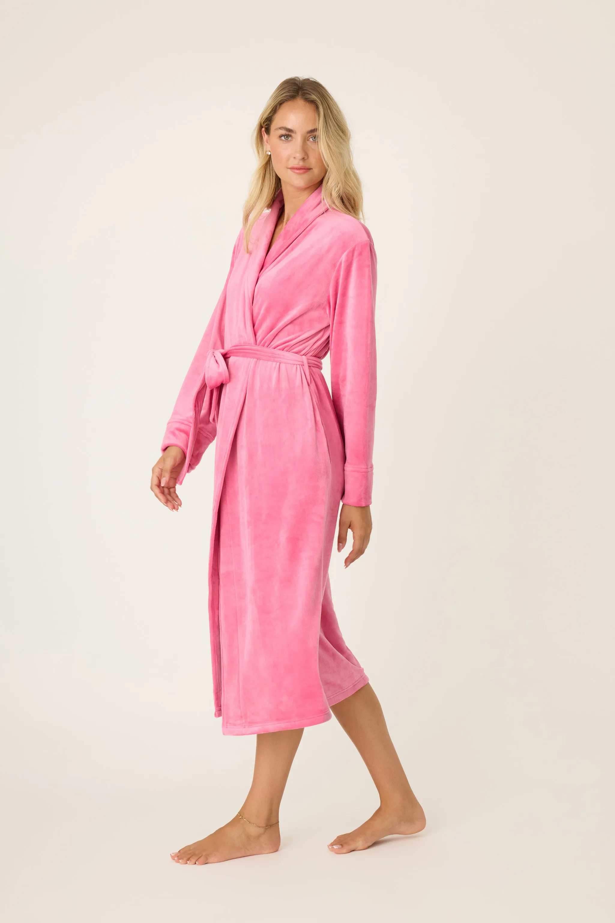 Velvety Velour Robe