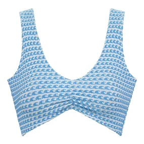 Wave Repeat Kim Variation Bikini Top