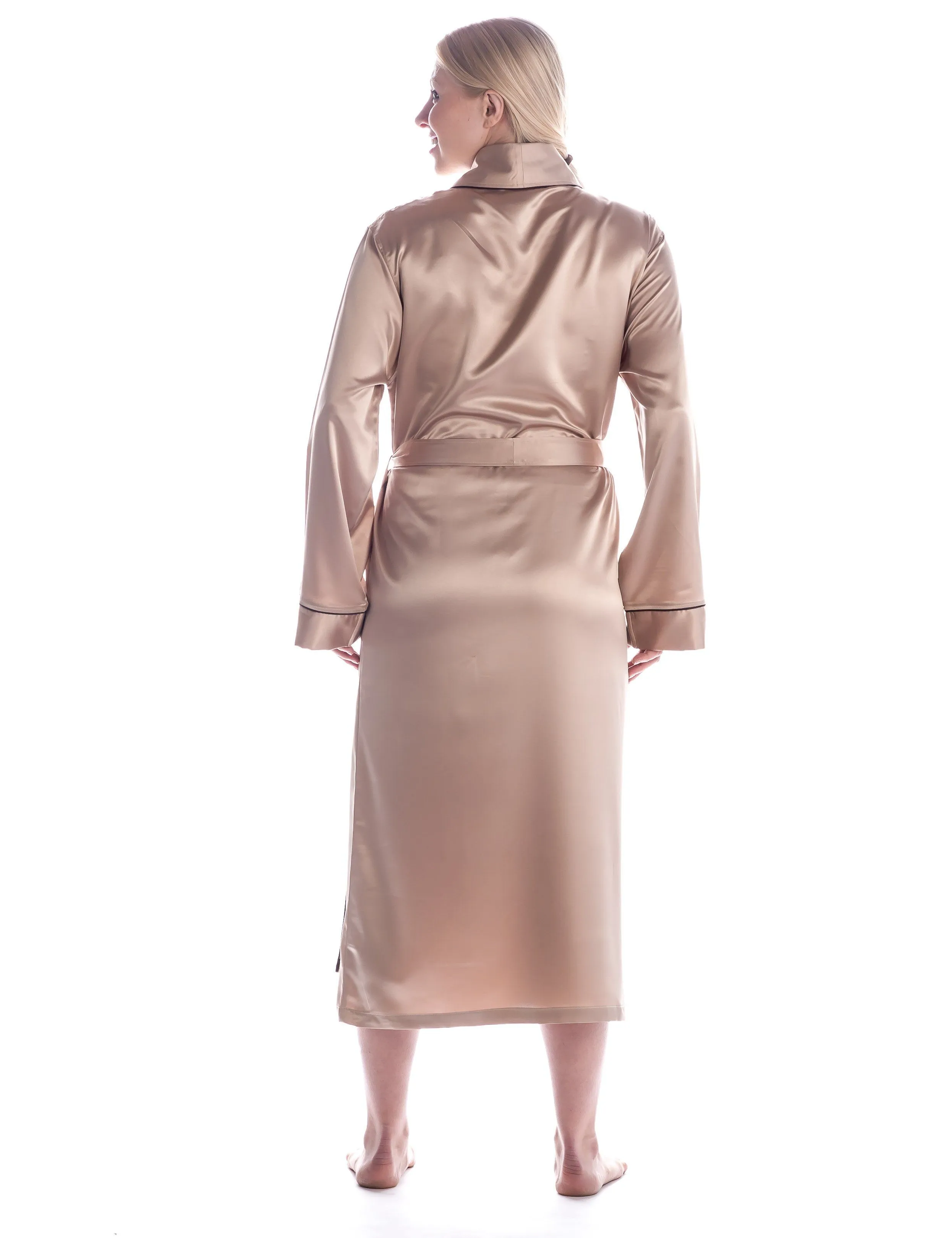 Women's Premium Satin Robe (Relaxed Fit)